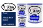 Preview: Ford, Royal Blue Solid, LM / M6968: 1L Lackdose + 1L Klarlack + 500ml Härter - Set, von ATW Autoteile West.